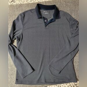 UNTUCKit Men’s Long Sleeve Golf Polo Shirt (L)